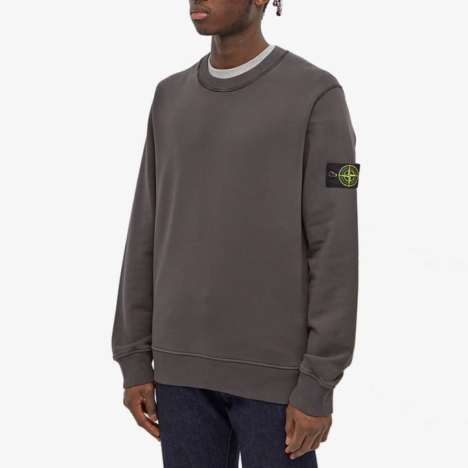Stone Island Sweatshirt Donkergrijs Heren Tops 761563051-V0065 M black