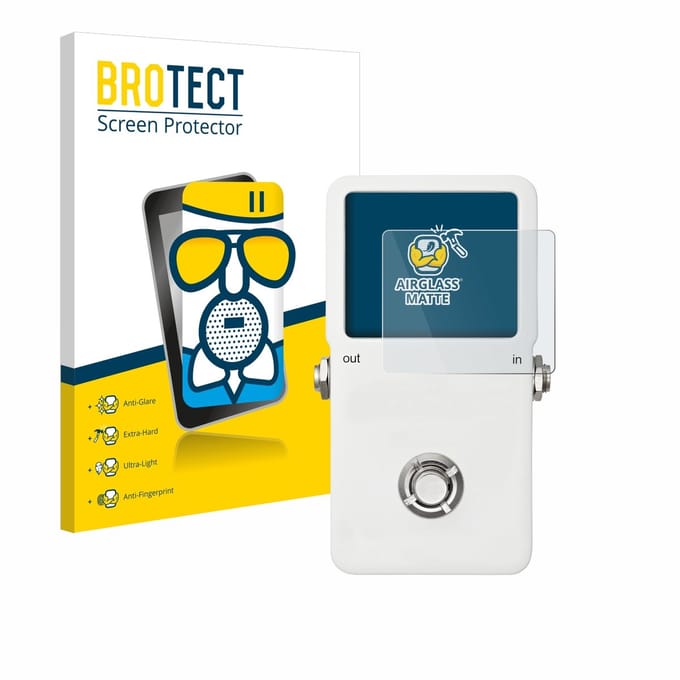 BROTECT - Screenprotector voor TC Electronic POLYTUNE - Folie Beschermfolie Beschermglas matte