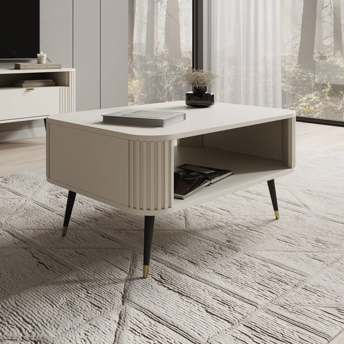 Meubella - Oahu - Salontafel - Beige
