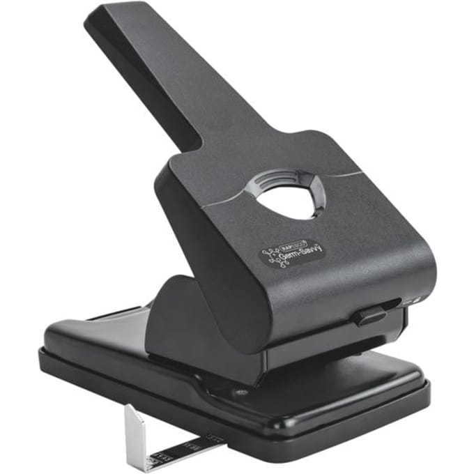 Perforator Rapesco Germ-Savvy Heavy Duty HD865-P antibacterieel 2-gaats zwart