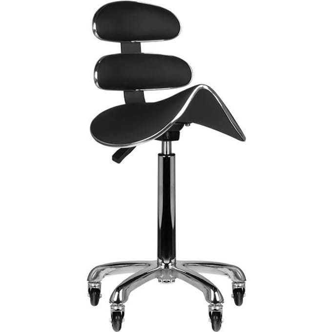 DermaSyis Cosmetische Zadelkruk Roll-Speed Hoog - AM-880 - ZWART