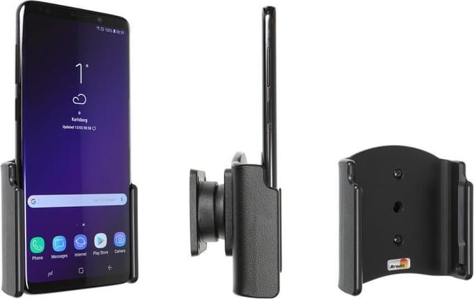 Brodit houder geschikt voor Samsung Galaxy S9 Plus Passieve houder met swivelmount