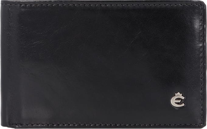 Esquire Toscana Portemonnee RFID Leer 11,5 cm - Jongens - Horizontaal - schwarz