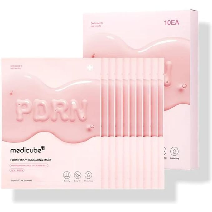 medicube - PDRN Pink Vita Coating Mask Set 2026 Version - 22g x 10 sheets