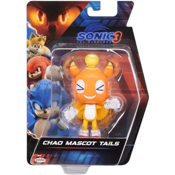 SONIC MOVIE, SONIC THE HEDGEHOG-ACTIEFIGUREN, 13 CM W1 TAILS WITH