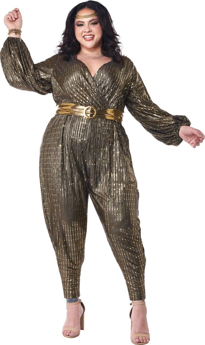 Vegaoo - Disco queen vermomming grote maat vrouwen