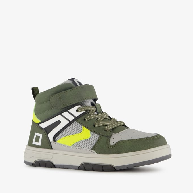 Blue Box hoge jongens sneakers groen - Maat 30