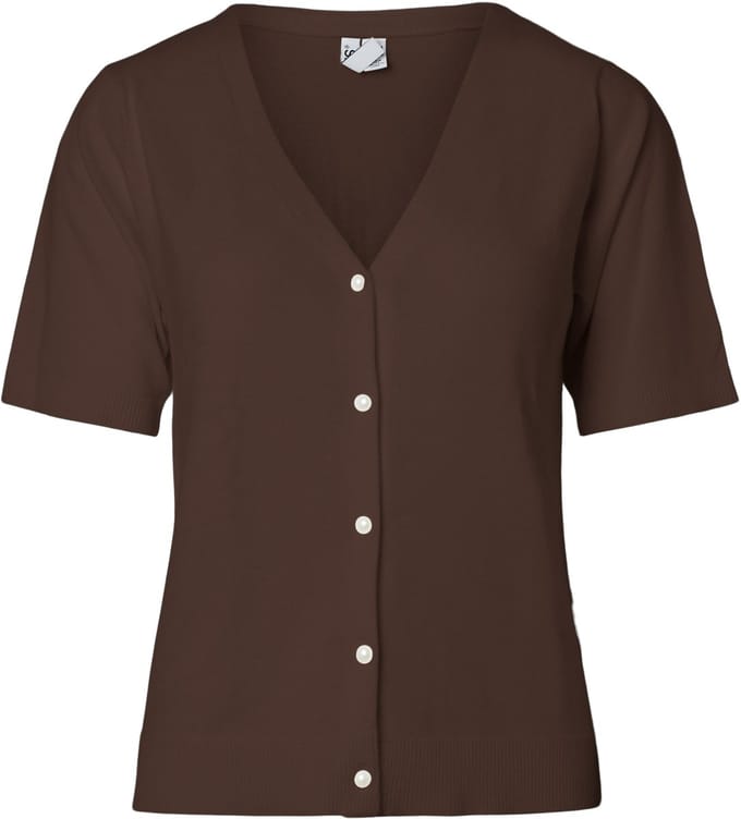 Pieces gebreid vest PCNORA V-HALS
