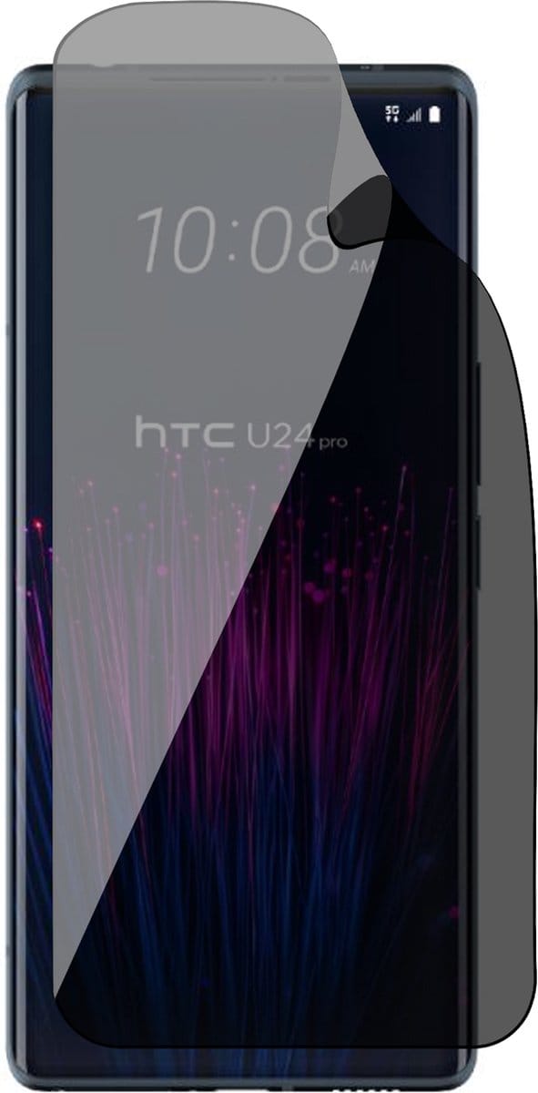 Privacy Screenprotector geschikt voor HTC U24 Pro - 1x FlexGuard Screen Protector