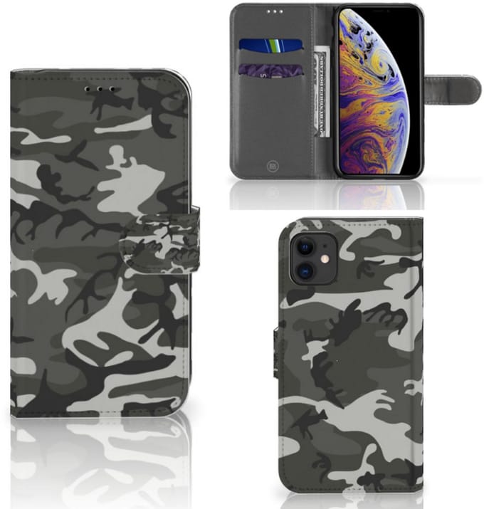 Apple iPhone 11 Telefoon Hoesje Army Light