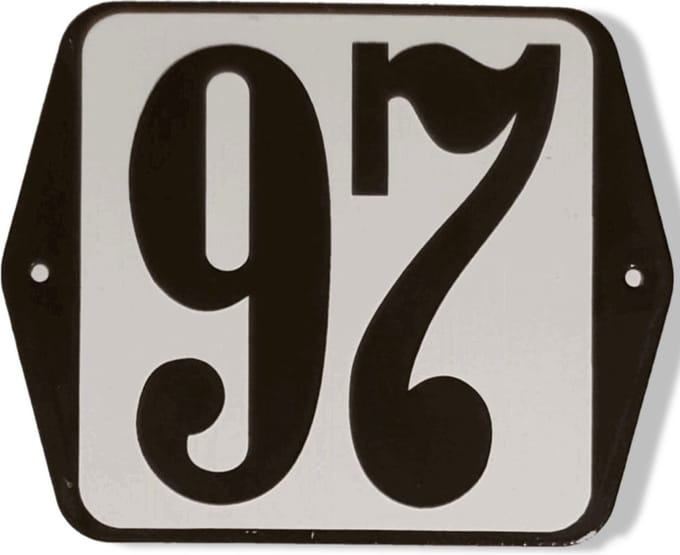 Huisnummer standaard nummer 97