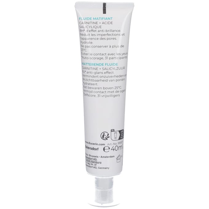 Eucerin DERMOPURE CLINICAL Mat Fluid | Huid met neiging tot acne 40 Gel