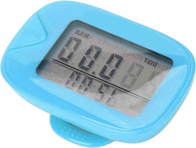 Stappenteller - Activiteitstracker - Gezondheid Monitoren - 7 Dagen Geheugen - 3 cm - Blauw