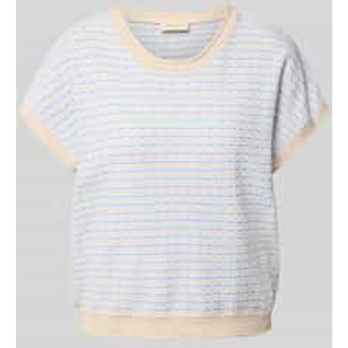 Gebreid shirt met ronde hals, model 'DODO'