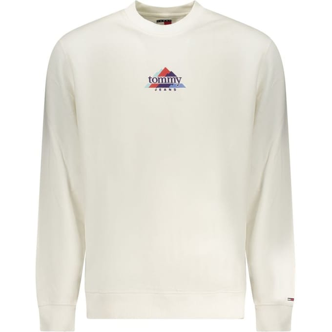 Tommy Hilfiger Witte Katoenen Heren Sweater