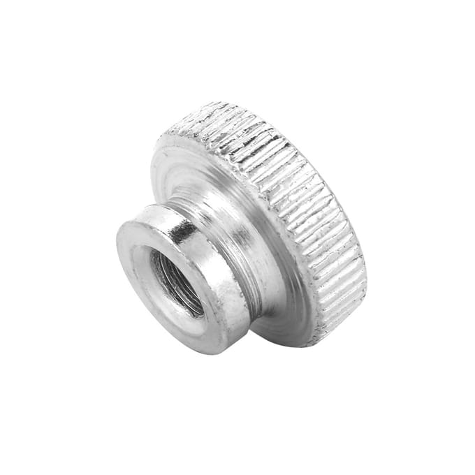 Écrous moletés à serrage manuel en acier au carbone nickelé M3 M4 M5 M6 M8 M10 (M5 5 pièces)
