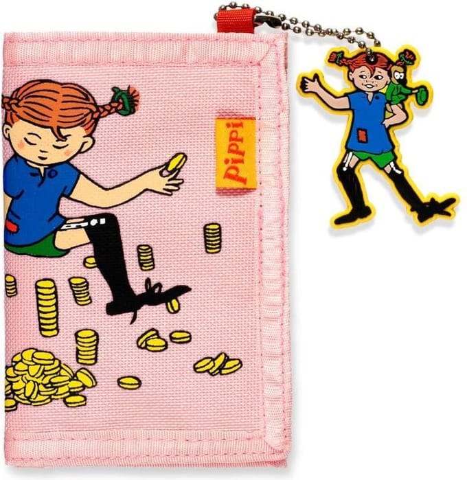 Pippi pung m/velcro & lynlås +3år 2x12x9cm