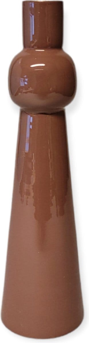 Branded By - Kaarsenhouder - Kandelaar - Nouk Blush - Paars tint - 18,5 cm
