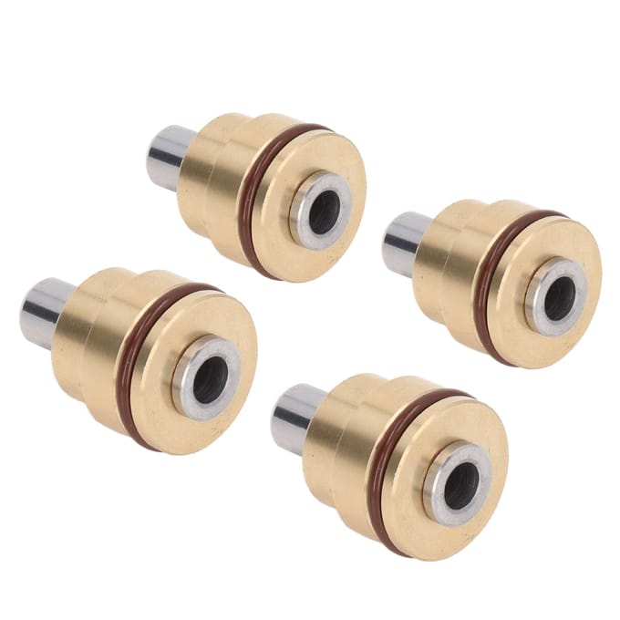 4 Pièces Poignée de Commande d'Excavatrice Haute Dureté Joystick Bouton Hydraulique Poignée Tête Ogive pour beige