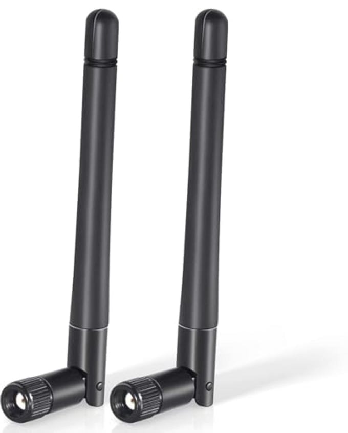 Omnidirectionele Dual-Band Wifi Antenne voor Beveiligingscamera en Router - 3 dBi MIMO RP-SMA