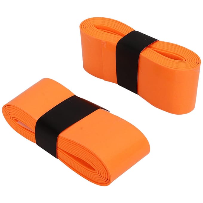 2 Stuks Drumstok Wrap Antislip Zweetabsorberende Drumstok Grips PU Drumstok Tape Oranje black