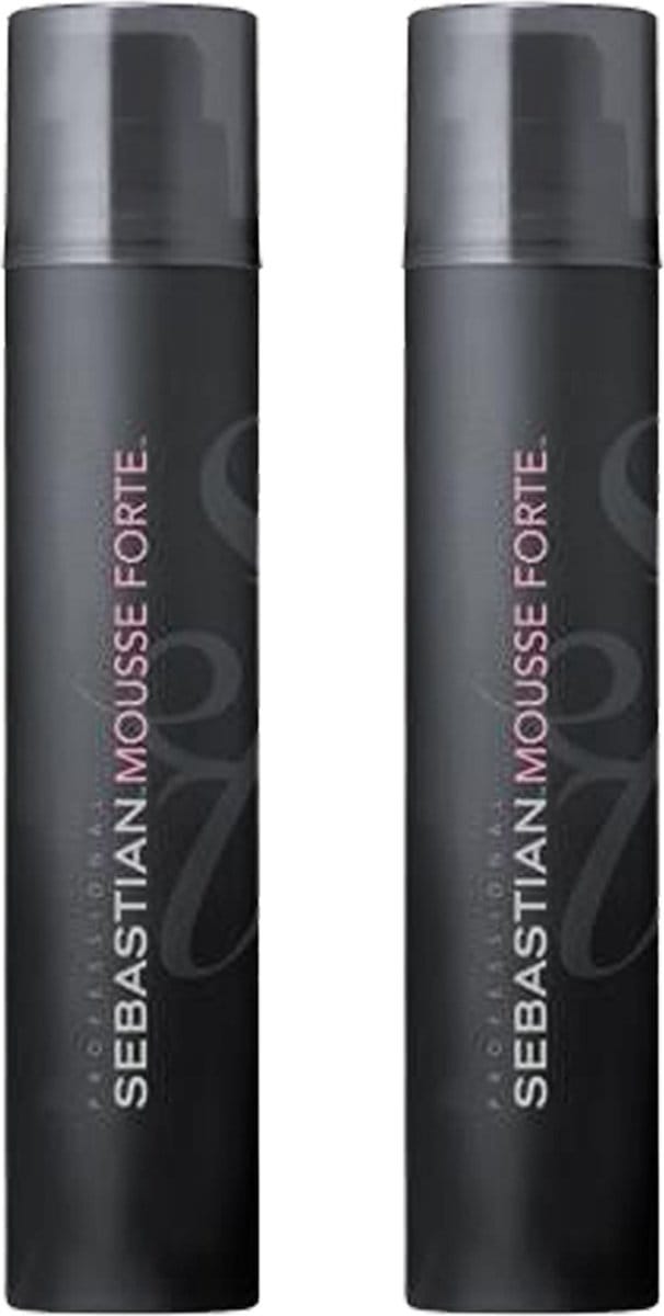 2x Sebastian Mousse Forte Strong Hold Volumizing Mousse 200ml