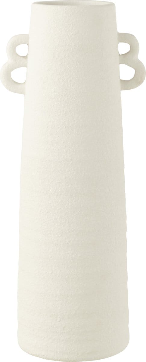 J-Line vaas Kegel - keramiek - wit - large - 55 cm hoog