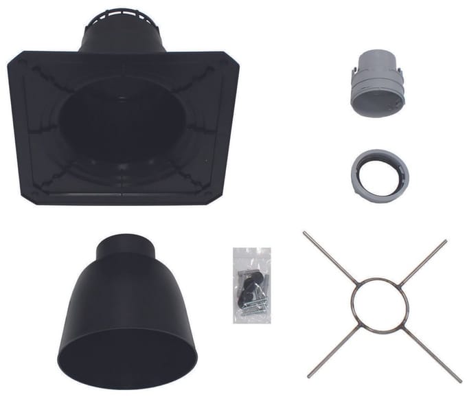 Vaillant Set 1 Grond elementen condensatie voor flexibele rookgasleiding DN 80, PP, 303510