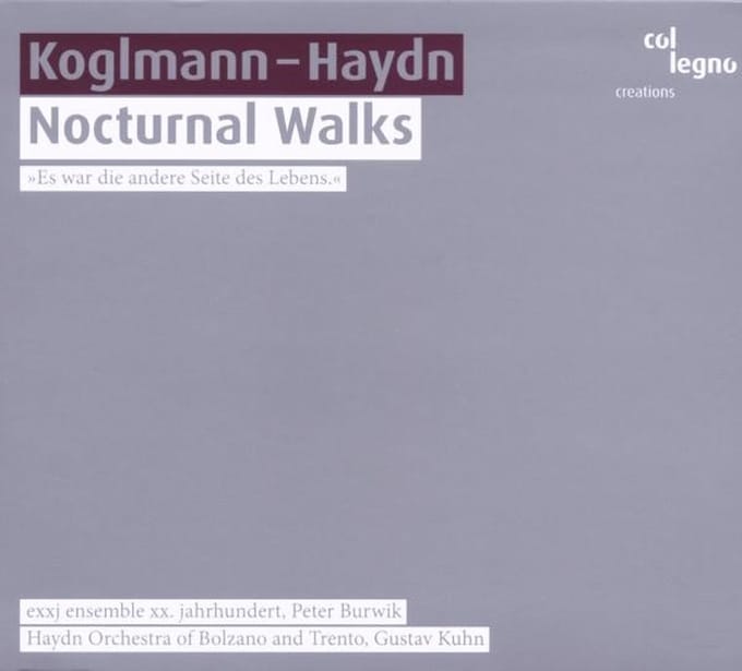 Franz Koglmann - Haydn, Nocturnal Walks (CD)