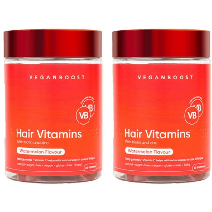 2x Veganboost Hairvitamin Watermelon