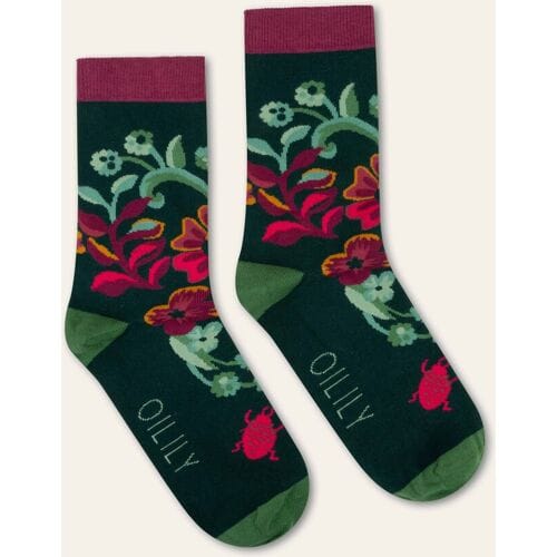 Oilily Asockies Sokken- maat35-38 Deep Teal
