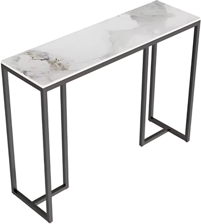 Consoletafel Emerald - Haltafel - Wandtafel - Sidetable - 100cm - Marmer look