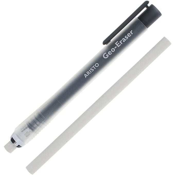 Aristo gumstift - GeoEraser - transparant - PVC-vrij - lengte 12cm - AR-87190
