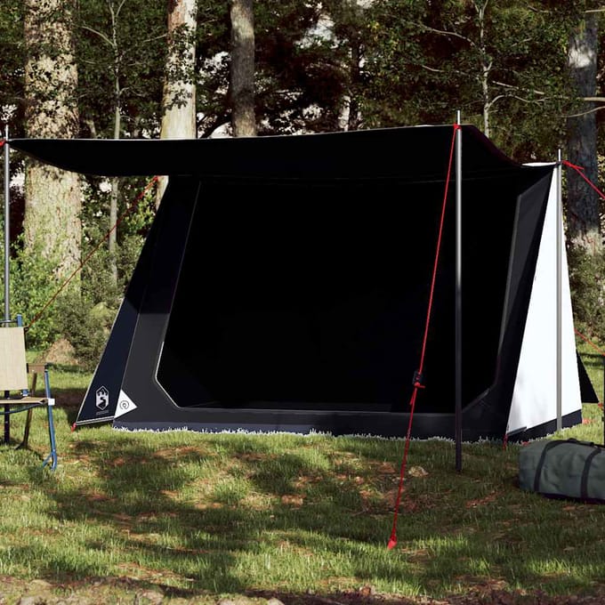 vidaXL - Tent - 2-persoons - waterdicht - verduisterend - stof - wit