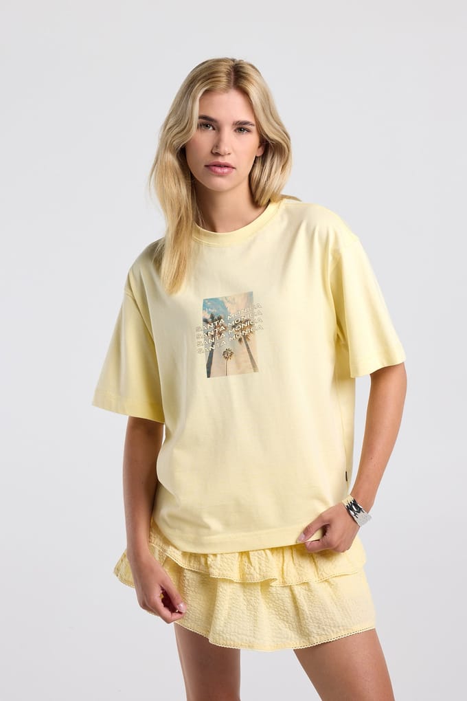 America Today Elva Light Yellow Maat: XXS | Tops Outlet | Dames | Geel