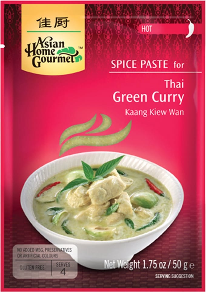 Asian Home Gourmet Thaise groene Curry 12 x 50 g