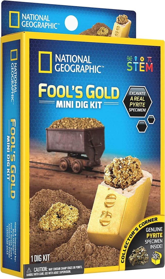 National Geographic - Pyriet te ontdekken | Fool's Gold set  (Impulse Mini Dig Fool's Gold)