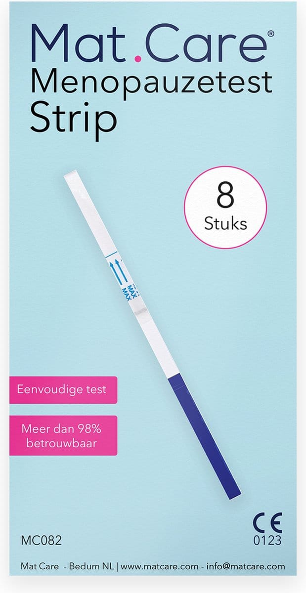 Mat Care Menopauzetest Strip - vruchtbaarheidstest vrouw - 8 stuks