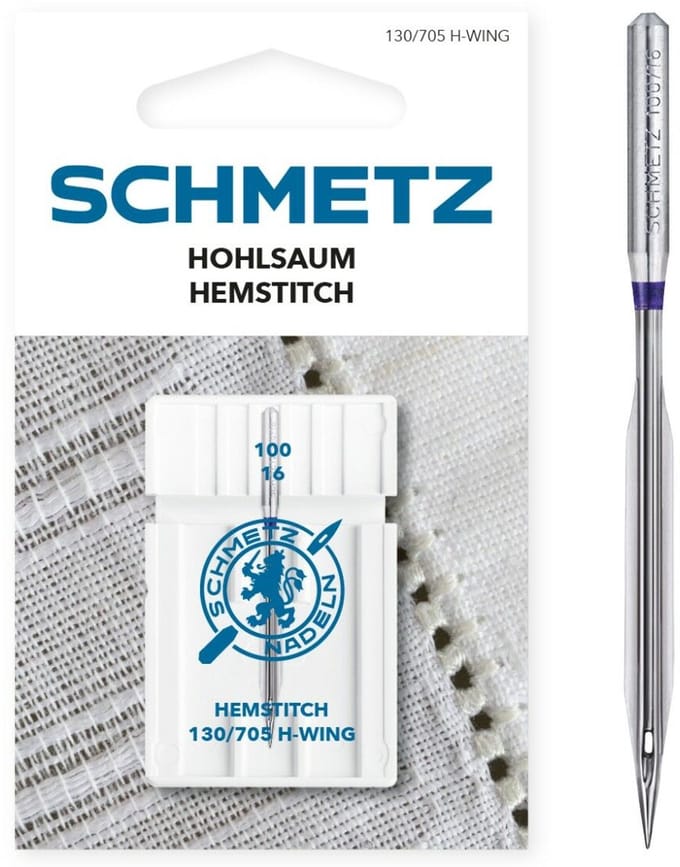 Naaimachinenaalden zwaardnaald - hemstitch - dikte 100