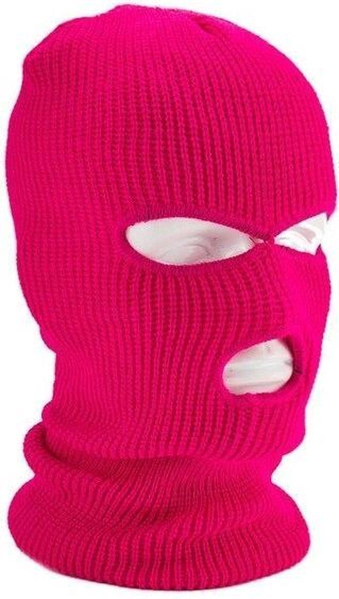 Scoby - Bivakmuts - Gezichtsmuts - Motor Balaclava - Face Mask - One Size - Roze