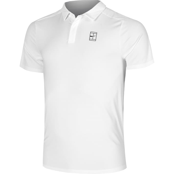 Nike Court Dri-Fit Advantage Polo Heren-Wit
