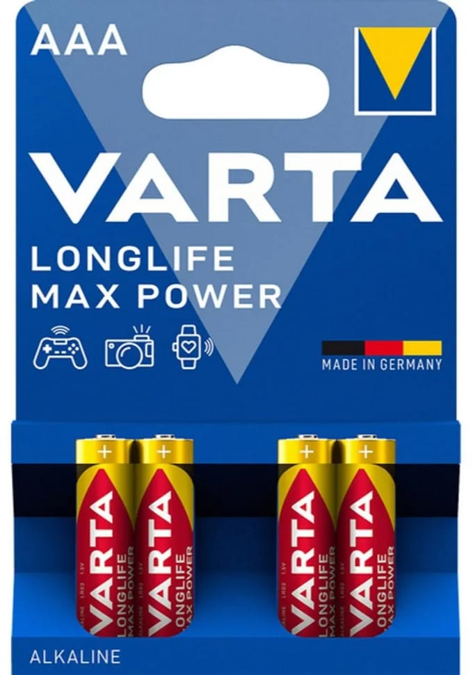 Varta AAA Maxtech Batterijen