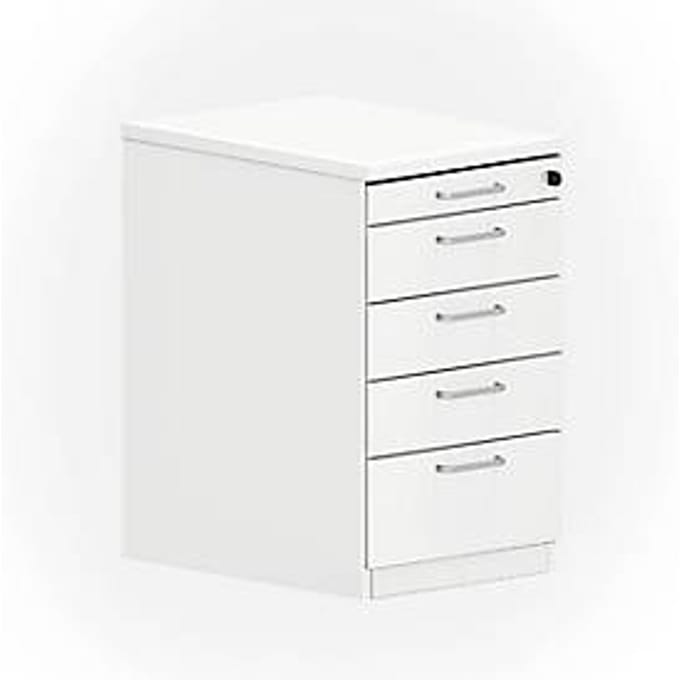 Vast ladeblok NEVADA, B 430 x D 600 x H 740 mm, wit