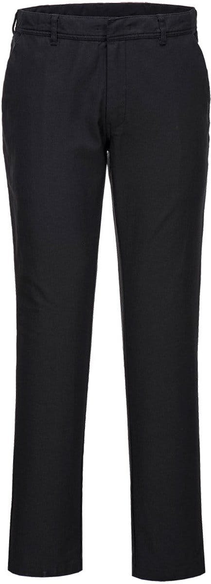 Portwest Stretch Slim Chino Broek S232 - Zwart - 34