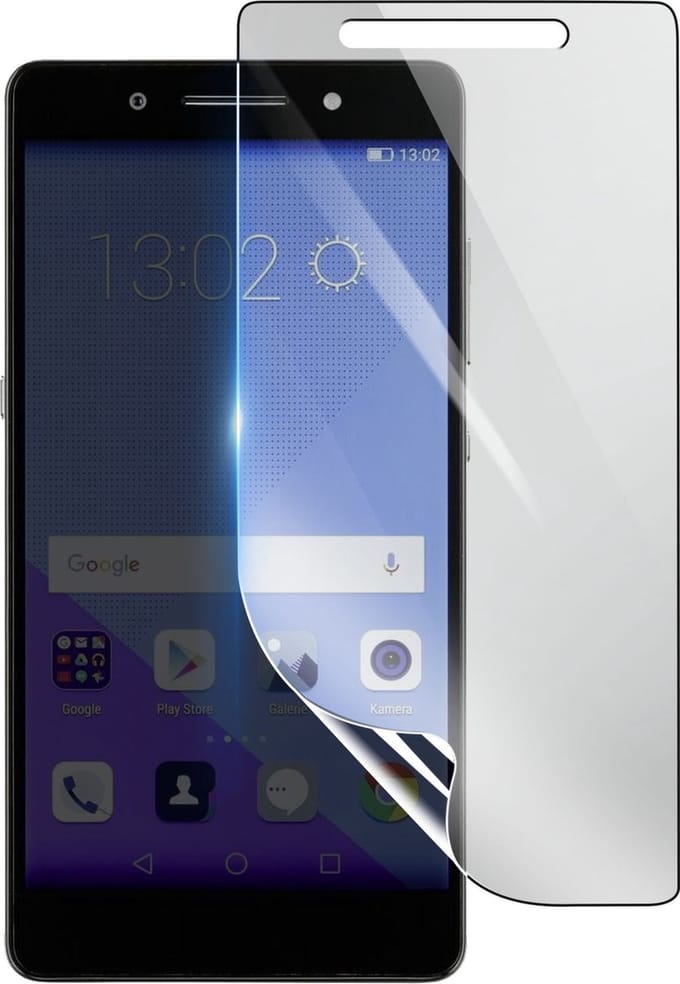 3mk, Geschikt voor Honor 7, Schokbestendige Hydrogel Screenprotector, Transparant