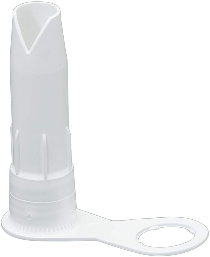 Weicon V-Naad-mondstuk met Clip – Wit