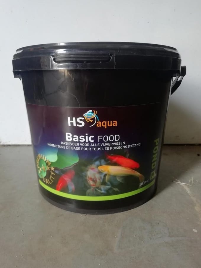 HS Aqua Pond Food Basic M 5 Liter