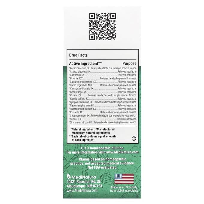 Bhi, Migraineverlichting, 100 Tabletten