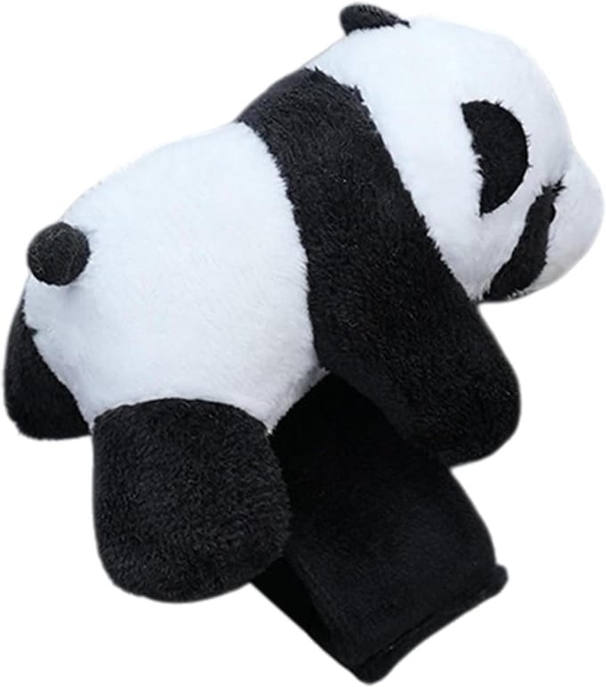 Fiets Stuur Decoratie - Dieren Ornament - Fiets Rit - Verende Beweging - 8.5x7x7cm - Panda