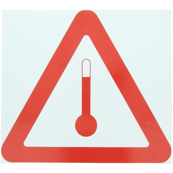 Waarschuwings-/informatiesticker CARGOPARTS CARGO-T094